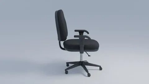 تصویر 3 از صندلی اداری ساده با طراحی کاربردی و راحت